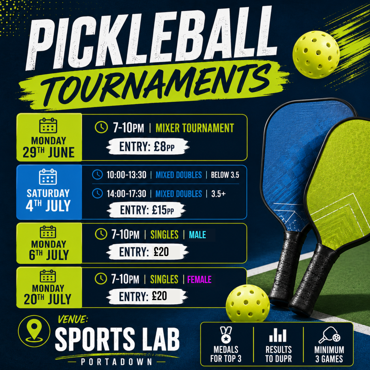 Pickleball Tournaments