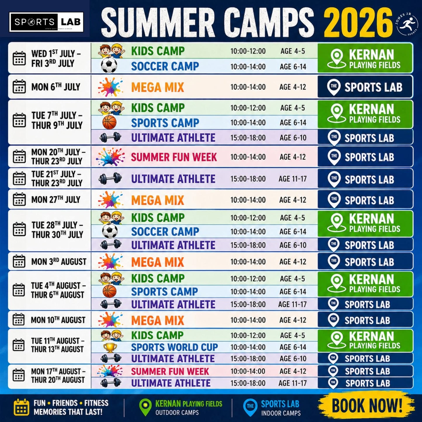Kids Camp | 4-6 August