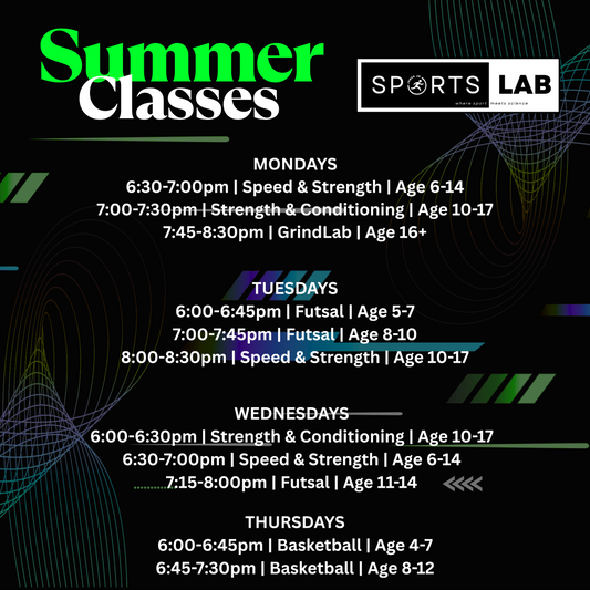Summer Classes at the Sports Lab
