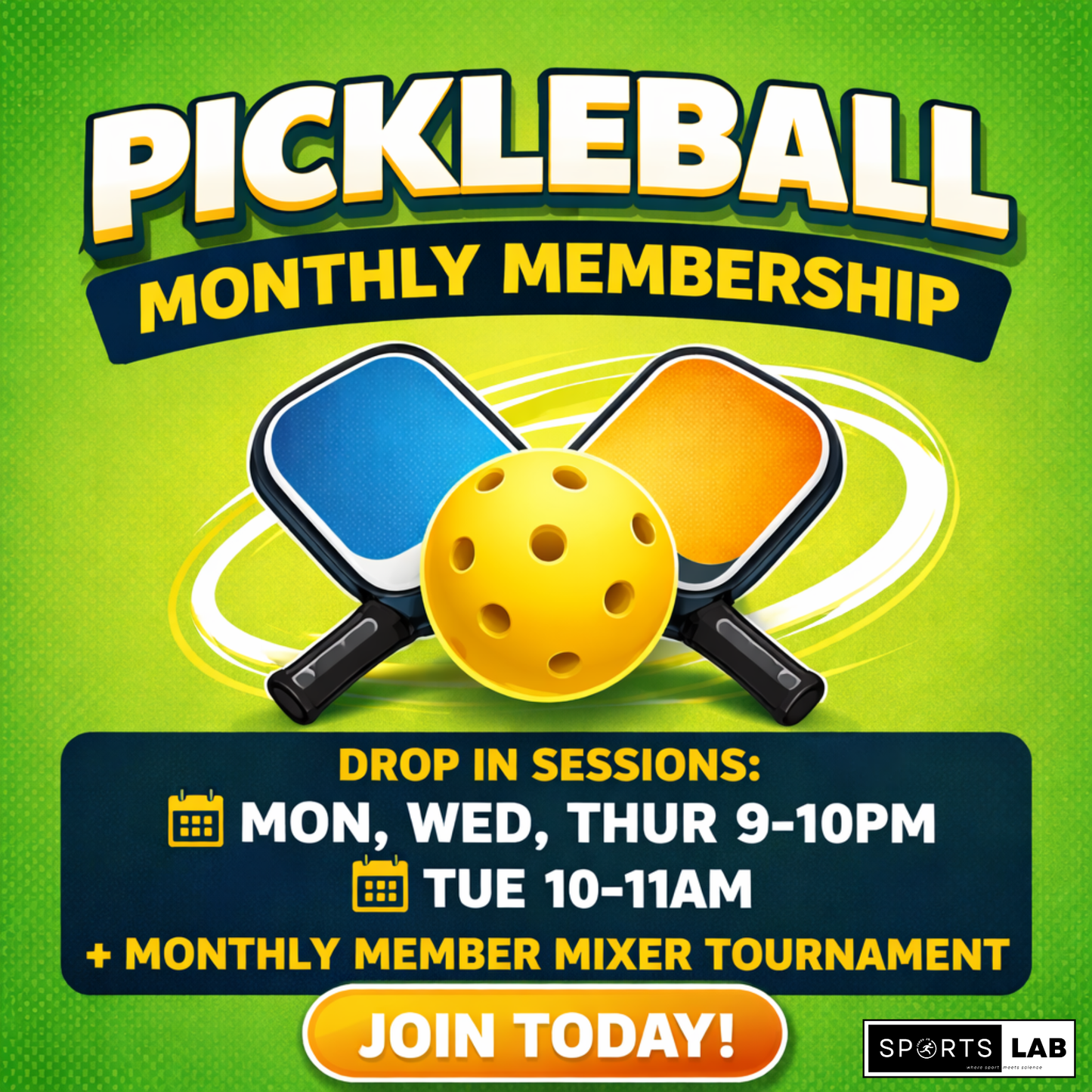 Pickleball Monthly Membership