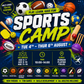 Sports Camp | 4-6 August