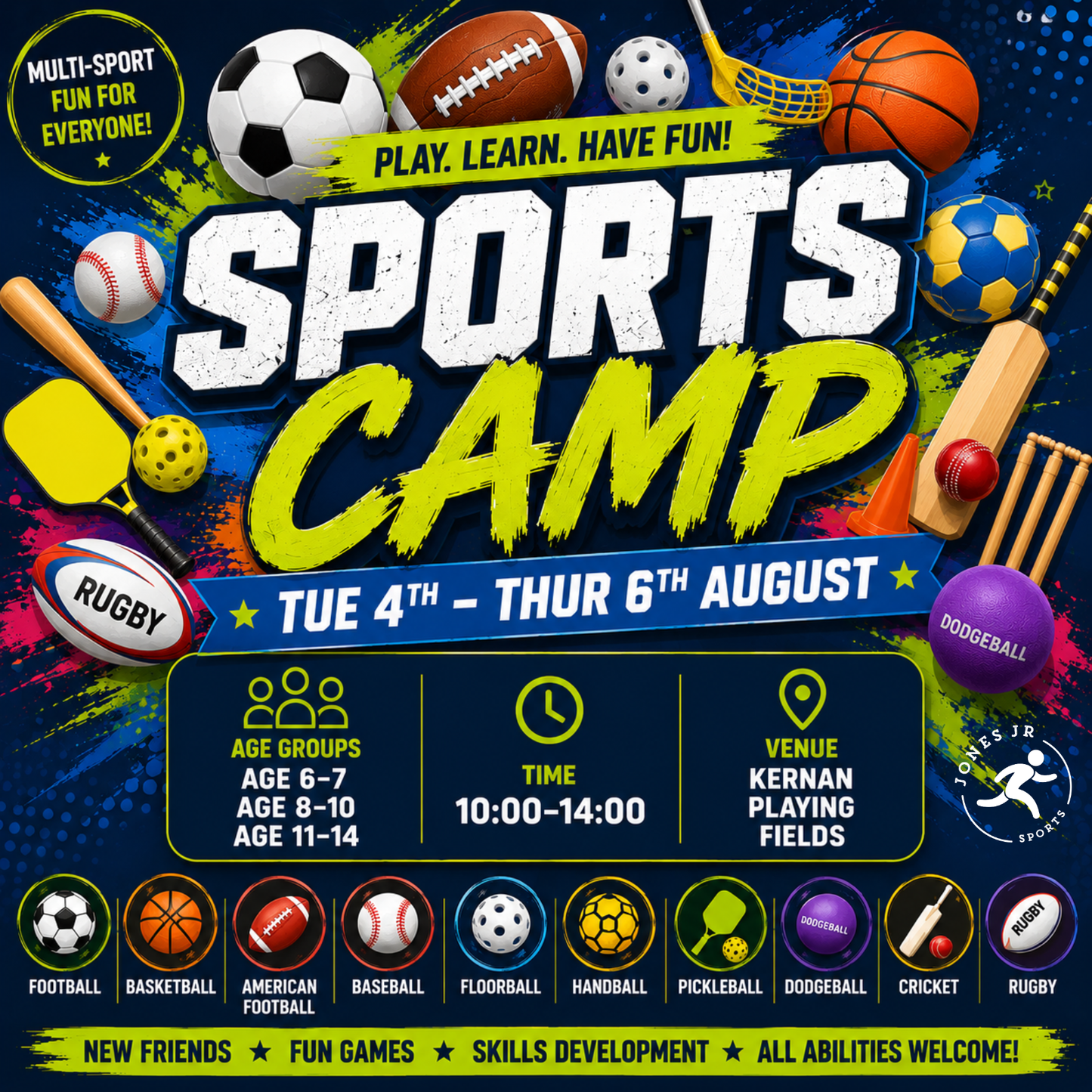 Sports Camp | 4-6 August