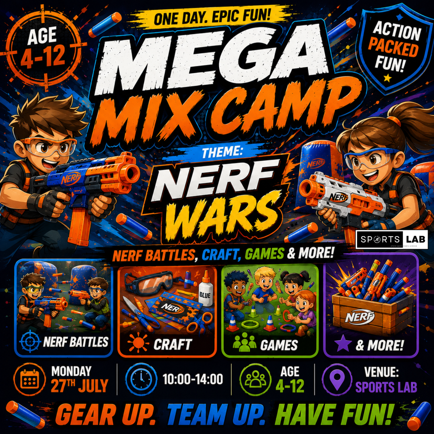Mega Mix | Nerf Wars | 27 July