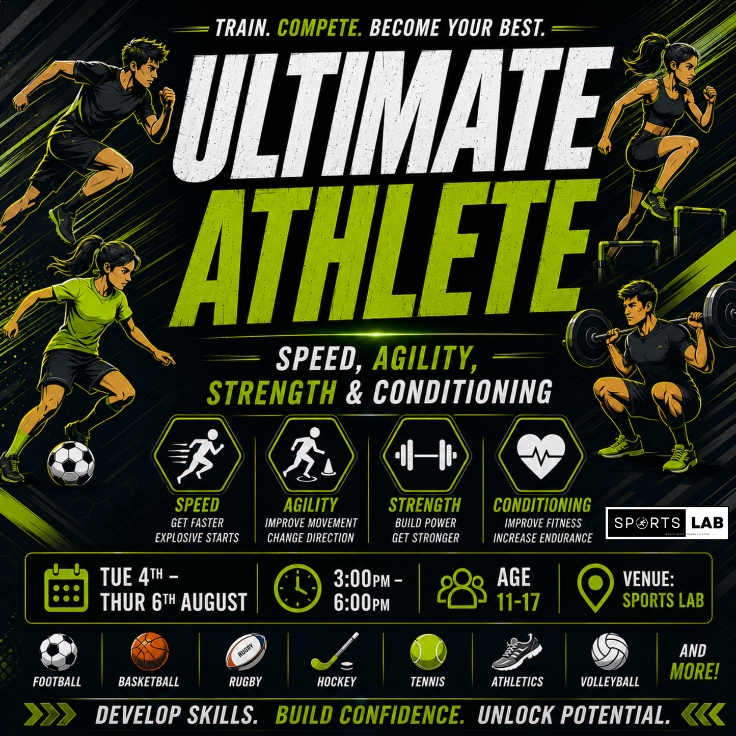 Ultimate Athlete | 4-6 August
